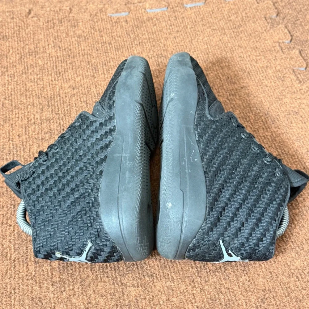 Jordan Horizon‎ Low BG Triple Black Woven Sneakers 881461-003 Mens 7Y Womens 8.5